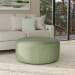 Pouf - Fabric Cocktail Ottoman - Olive