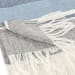 Throws - TC Lima Throw - Capri Blue/Dark Gray
