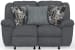 Trifecta - Dual Rocking Reclining Loveseat - Smoke
