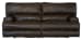 Wembley - Italian Leather Match Power Lay Flat Reclining Sofa With Power Adjustable Headrest & Lumbar - Chocolate