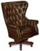 EC - Erin Executive Swivel Tilt Chair - Dark Brown