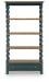 Finnworth - Bookcase - Blue / Brown