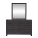 Cottage View - Dresser & Mirror - Dark Gray