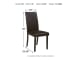 Kimonte - Dark Brown - Dining Uph Side Chair (2/cn)