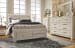 Bellaby - Whitewash - Queen Panel Headboard