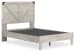 Shawburn - Whitewash - Full Platform Bed With Crossbuck Panel Headboard