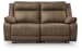 Max-Momentum - 2-Piece Power Reclining Sectional Loveseat - Biscotti