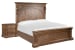 Gallant Grove - Queen Panel Bed With Nightstand - Brown