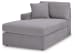 Modmax - 4-Piece Sectional With Laf Corner Chaise, With Raf Corner Chair - Granite