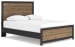 Vertani - Black - Queen Panel Bed
