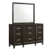 Beaumont - Twin Panel 5 Piece Bedroom Set - Merlot