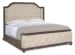 Traditions - California King Upholstered Panel Bed - Beige