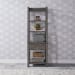 Modern Farmhouse - Leaning Bookcase - Gray