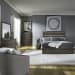Cascade Falls - 4 Piece Bedroom Set (Queen Panel Bed, Dresser & Mirror, Chest) - Satin Espresso