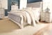 Realyn - Two-tone - California King Upholstered Sleigh Bed
