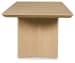 Whittgate - Light Brown - Rectangular Dining Room Table