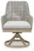 Seton Creek - Swivel Chair With Cushion (Set of 2) - Gray