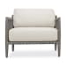 Borneo - Outdoor Lounge Chair - White / Dark Gray
