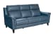 Kester - Sofa With Power Recline And Power Headrest - Bluegray