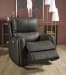 Linden - Power Swivel Gliding Recliner With Power Headrest, Lumbar, Heat & Massage - Charcoal