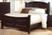 Hamilton/Franklin Panel Bed with Storage Footboard Merlot Queen