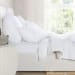 Cardiff - Queen Duvet Collection - Ivory/White