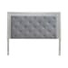 Reflections - King Upholstered Panel Headboard With Lights - White