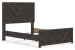 Prendonea - Charcoal - Full Panel Bed
