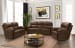 Sedrick - Console Loveseat With Power Recline And Power Headrests - Caramel