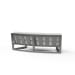 Redondo - Curved Sofa, No Welt - Cast Silver / Dark Gray