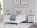 Linnocreek - White / Warm Brown - Full Panel Bed