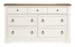 Kingston - Drawer Dresser - Whisper White And Cerused Nutmeg