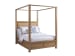 Newport - Shorecliff Canopy Bed 5/0 Queen - Light Brown