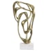 Tangle - Sculpture - Brass / Gold / White