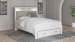 Altyra - White - Queen Panel Bed With Footboard Storage