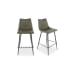Alibi - Counter Stool (Set of 2) - Dark Green
