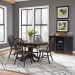 Carolina Crossing - 5 Piece Gathering Table Set - Black