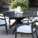 Alameda - 53" Outdoor Round Dining Table - Black