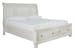 Robbinsdale - Antique White - 7 Pc. - Dresser, Mirror, King Sleigh Bed With 2 Storage Drawers, 2 Nightstands