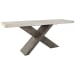 Durant - Console Table - Distressed Gray/Antique White