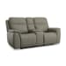 Sawyer - Power Recl Loveseat With Console, Power Headrests, Lumbar - Gray