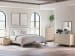 Cadmori - Two-tone - 6 Pc. - Dresser, Mirror, Chest, King Upholstered Panel Bed