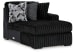 Midnight-Madness - 3-Piece Sectional With Raf Corner Chaise - Onyx