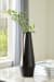 Pouderbell - Black / Gold Finish - Vase - Small