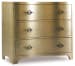 Sanctuary - Three-Drawer Shaped Front Gold Chest