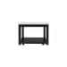 Marcello - Rectangular Coffee Table With Casters - White