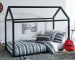 Flannibrook - Black - Twin House Bed Frame