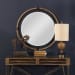 Melville - Coastal Round Mirror - Gold