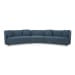 Fraser - 3 Piece Modular Sectional With Slipper - Deep Blue
