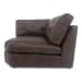 Thurlow - Leather Corner Chair - Espresso Brown